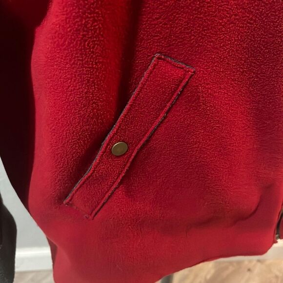 Lord & Taylor Vintage NWT Women's size L Fleece Zip-Up Cardigan Coat Mock Neck - Picture 5 of 11